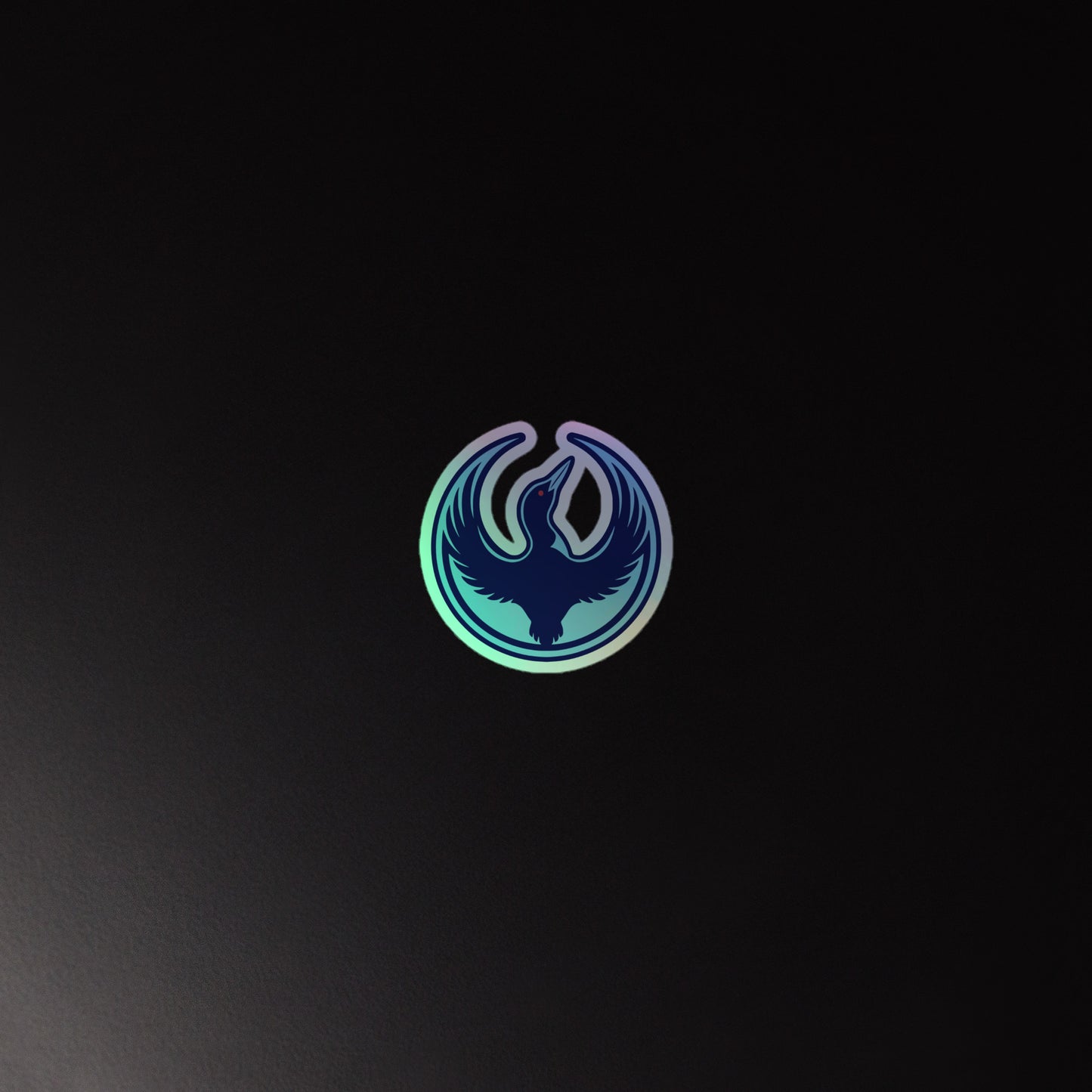 Holographic Rebel Loon Sticker