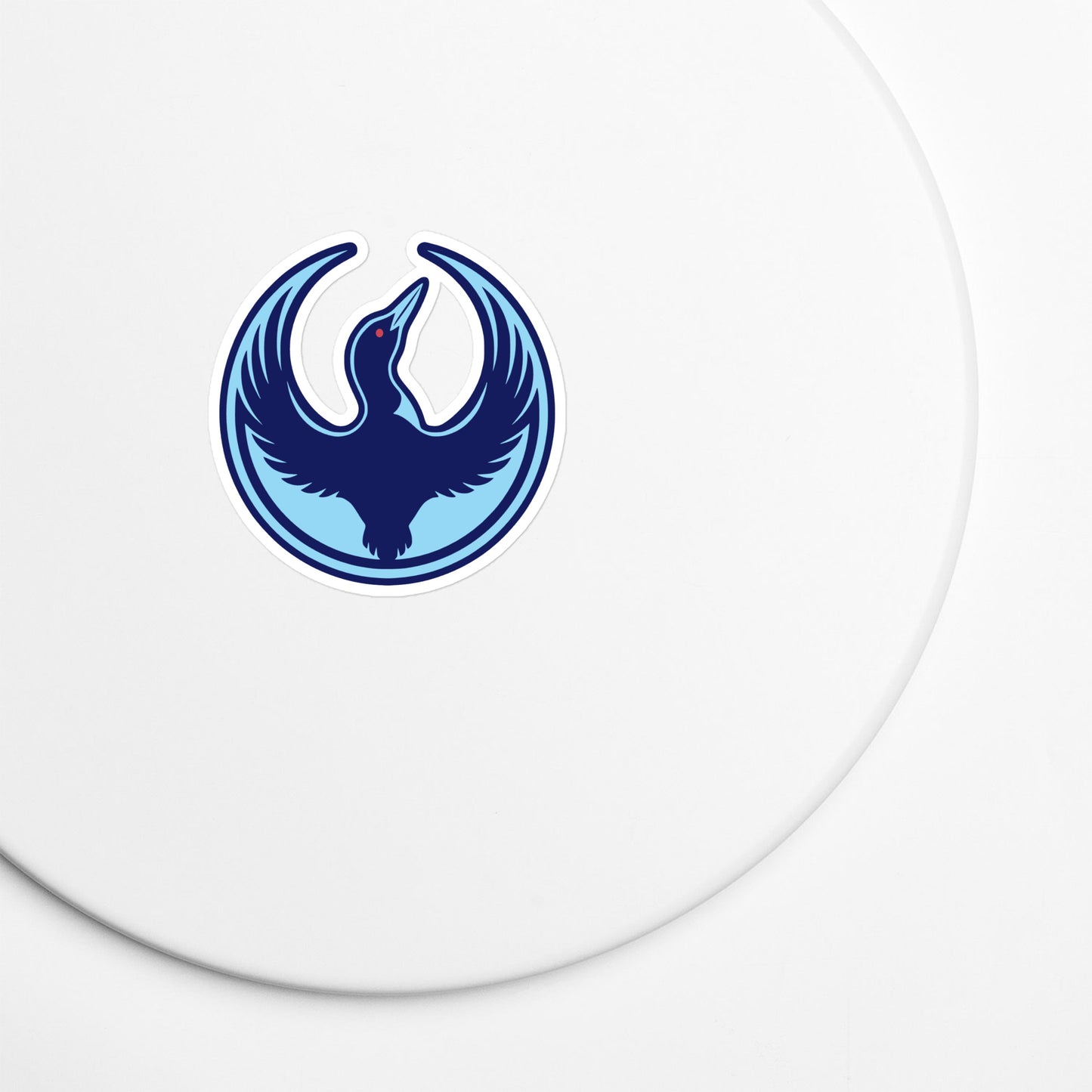 Blue Rebel Loon Vinyl Decal Sticker