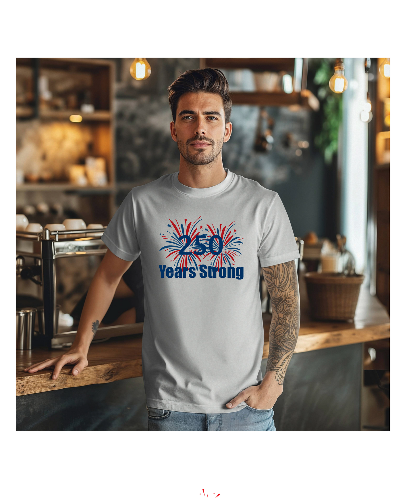 America 250th Fireworks Tshirt