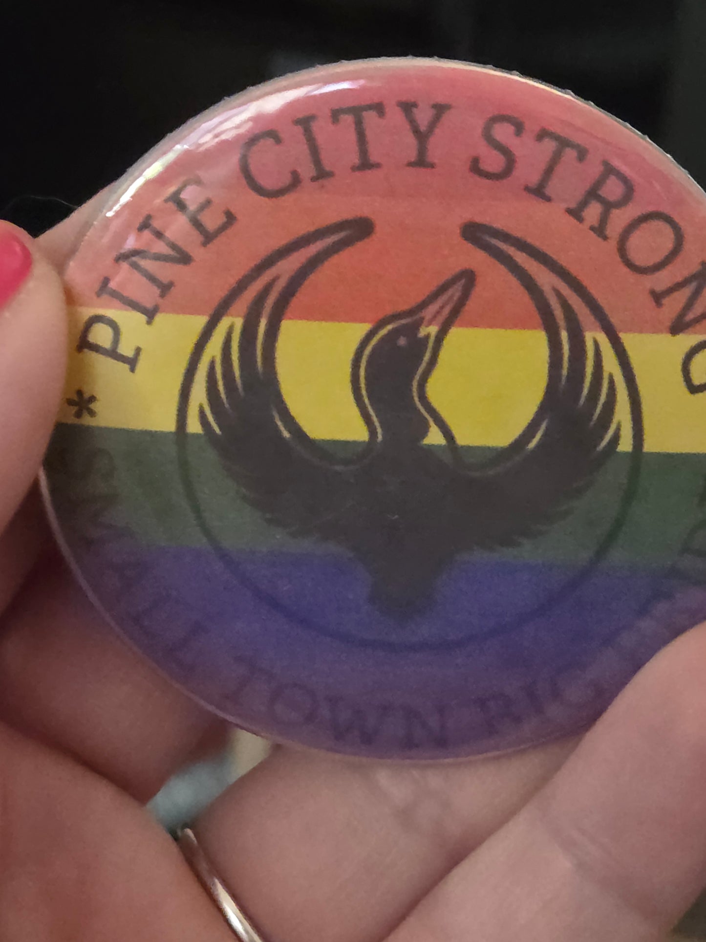 FDT, Minnesota Strong Rebel Loon, No Kings, Pride Button Pins