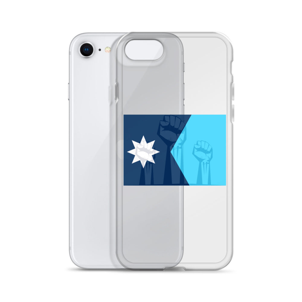 Clear Phone Case with Minnesota Flag