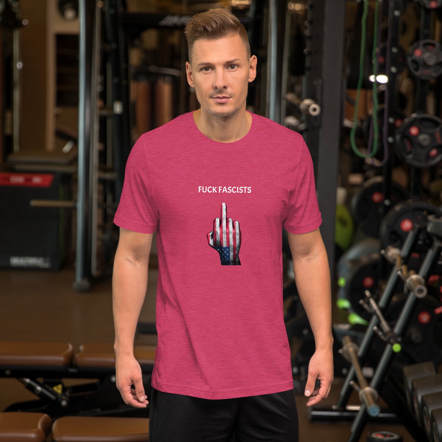 Red Fuck Fascists Tee