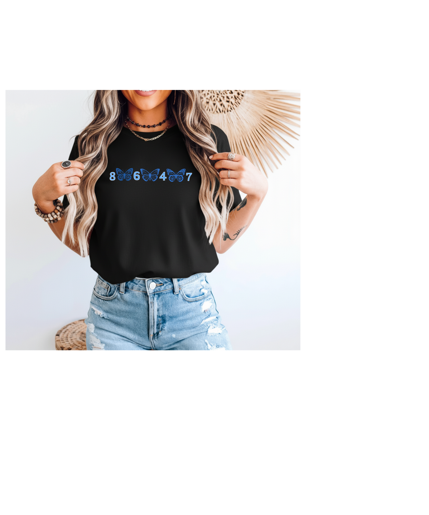 8647 Butterfly Shirt