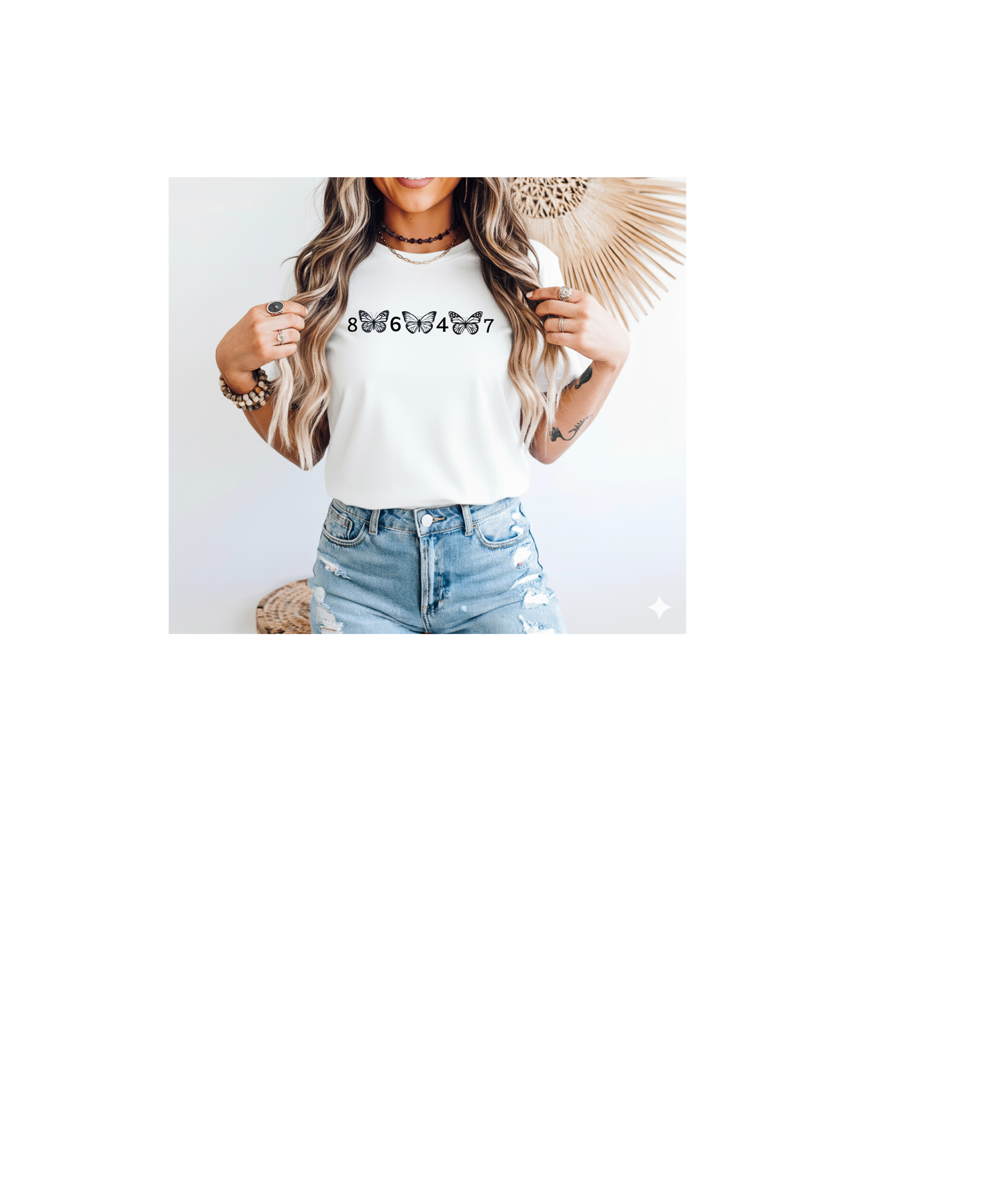 8647 Butterfly Shirt